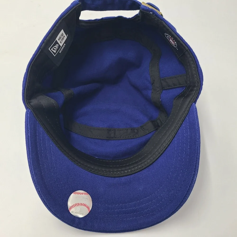 Women Los Angeles Dodgers Hat Strapback New Era Blue MLB Cadet Military Army Cap